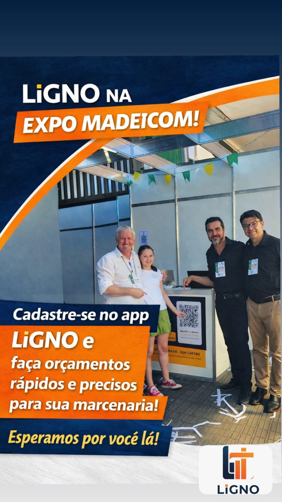 LiGNO marca presença na 8ª Expo Grandes Marcas da Madeicom em Palmas